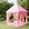 Carpa De Juegos De Princesa Con 250 Bolas Rosa 133x140 Cm Vidaxl