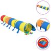 Túnel De Juegos Niños Con 250 Bolas Poliéster Multicolor 245 Cm Vidaxl