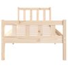 Estructura De Cama Madera Maciza 75x190 Cm Vidaxl