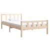 Estructura De Cama Madera Maciza 100x200 Cm Vidaxl