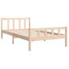 Estructura De Cama Madera Maciza 100x200 Cm Vidaxl