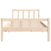 Estructura De Cama Madera Maciza 100x200 Cm Vidaxl