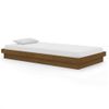 Estructura De Cama Madera Maciza Marrón Miel 100x200 Cm Vidaxl