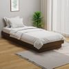 Estructura De Cama Madera Maciza Marrón Miel 75x190 Cm Vidaxl