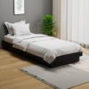 Estructura De Cama Madera Maciza Individual Negra 75x190 Cm Vidaxl