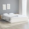 Estructura De Cama Madera Maciza Blanca 200x200 Cm Vidaxl