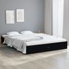 Estructura De Cama Madera Maciza Negro 120x200 Cm Vidaxl