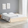 Estructura De Cama De Madera Maciza 140x190 Cm Vidaxl