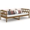 Sofá Cama De Madera Maciza De Pino Marrón Miel 90x190 Cm Vidaxl