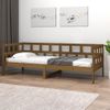 Sofá Cama De Madera Maciza De Pino Marrón Miel 90x190 Cm Vidaxl