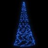 Árbol De Navidad En Asta De Bandera 200 Led Azul 180 Cm Vidaxl