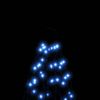 Árbol De Navidad En Asta De Bandera 200 Led Azul 180 Cm Vidaxl