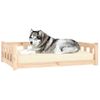 Cama Para Perros Madera Maciza De Pino 105,5x75,5x28 Cm Vidaxl