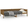 Sofá Cama Madera Maciza De Pino Marrón Miel 80x200 Cm Vidaxl