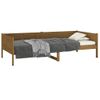 Sofá Cama Madera Maciza De Pino Marrón Miel 80x200 Cm Vidaxl