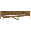 Sofá Cama De Madera Maciza De Pino Marrón Miel 90x190 Cm Vidaxl