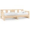 Sofá Cama Extraíble Madera Maciza De Pino 2x(80x200) Cm Vidaxl