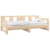 Sofá Cama Extraíble Madera Maciza De Pino 2x(80x200) Cm Vidaxl