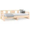 Sofá Cama Extraíble Madera Maciza De Pino 2x(80x200) Cm Vidaxl