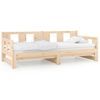 Sofá Cama Extraíble Madera Maciza De Pino 2x(90x190) Cm Vidaxl