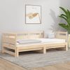 Sofá Cama Extraíble Madera Maciza De Pino 2x(90x190) Cm Vidaxl