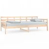 Sofá Cama Madera Maciza De Pino 90x200 Cm Vidaxl