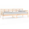 Sofá Cama Madera Maciza De Pino 80x200 Cm Vidaxl