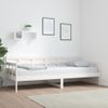 Sofá Cama Madera Maciza De Pino Blanco 80x200 Cm Vidaxl