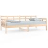 Sofá Cama Madera Maciza De Pino 90x190 Cm Vidaxl