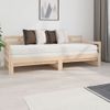 Sofá Cama Extraíble Madera Maciza De Pino 2x(80x200) Cm Vidaxl