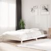 Cama Apilable De Madera Pino Maciza Blanca 100x200 Cm Vidaxl