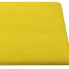 Paneles De Pared 12 Uds Tela Amarillo Claro 90x15 Cm 1,62 M² Vidaxl