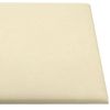 Paneles De Pared 12 Uds Cuero Sintético Crema 90x15 Cm 1,62 M² Vidaxl