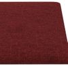 Paneles De Pared 12 Uds Tela Rojo Tinto 90x30 Cm 3,24 M² Vidaxl