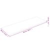 Paneles De Pared 12 Uds Terciopelo Rosa 90x30 Cm 3,24 M² Vidaxl