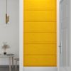 Paneles De Pared 12 Uds Terciopelo Amarillo 90x30 Cm 3,24 M² Vidaxl