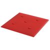 Paneles Pared 12 Uds Cuero Sintético Rojo Tinto 30x30 Cm 1,08m² Vidaxl