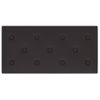 Paneles De Pared 12 Uds Cuero Sintético Negro 60x30 Cm 2,16 M² Vidaxl