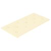 Paneles De Pared 12 Uds Cuero Sintético Crema 60x30 Cm 2,16 M² Vidaxl