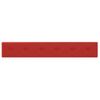 Paneles Pared 12 Uds Cuero Sintético Rojo Tinto 90x15 Cm 1,62m² Vidaxl