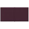 Paneles De Pared 12 Uds Tela Morado 30x15 Cm 0,54 M² Vidaxl