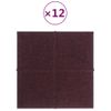 Paneles De Pared 12 Uds Tela Morado 30x30 Cm 1,08 M² Vidaxl