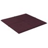 Paneles De Pared 12 Uds Tela Morado 30x30 Cm 1,08 M² Vidaxl