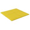 Paneles De Pared 12 Uds Tela Amarillo Claro 30x30 Cm 1,08 M² Vidaxl