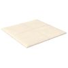 Paneles De Pared 12 Uds Terciopelo Crema 30x30 Cm 1,08 M² Vidaxl