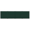 Paneles De Pared 12 Uds Tela Verde Oscuro 60x15 Cm 1,08 M² Vidaxl