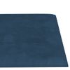 Paneles De Pared 12 Uds Terciopelo Azul 60x15 Cm 1,08 M² Vidaxl