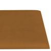 Paneles De Pared 12 Uds Terciopelo Marrón 60x15 Cm 1,08 M² Vidaxl