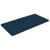 Paneles De Pared 12 Uds Terciopelo Azul 60x30 Cm 2,16 M² Vidaxl