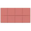 Paneles De Pared 12 Uds Terciopelo Rosa 60x30 Cm 2,16 M² Vidaxl